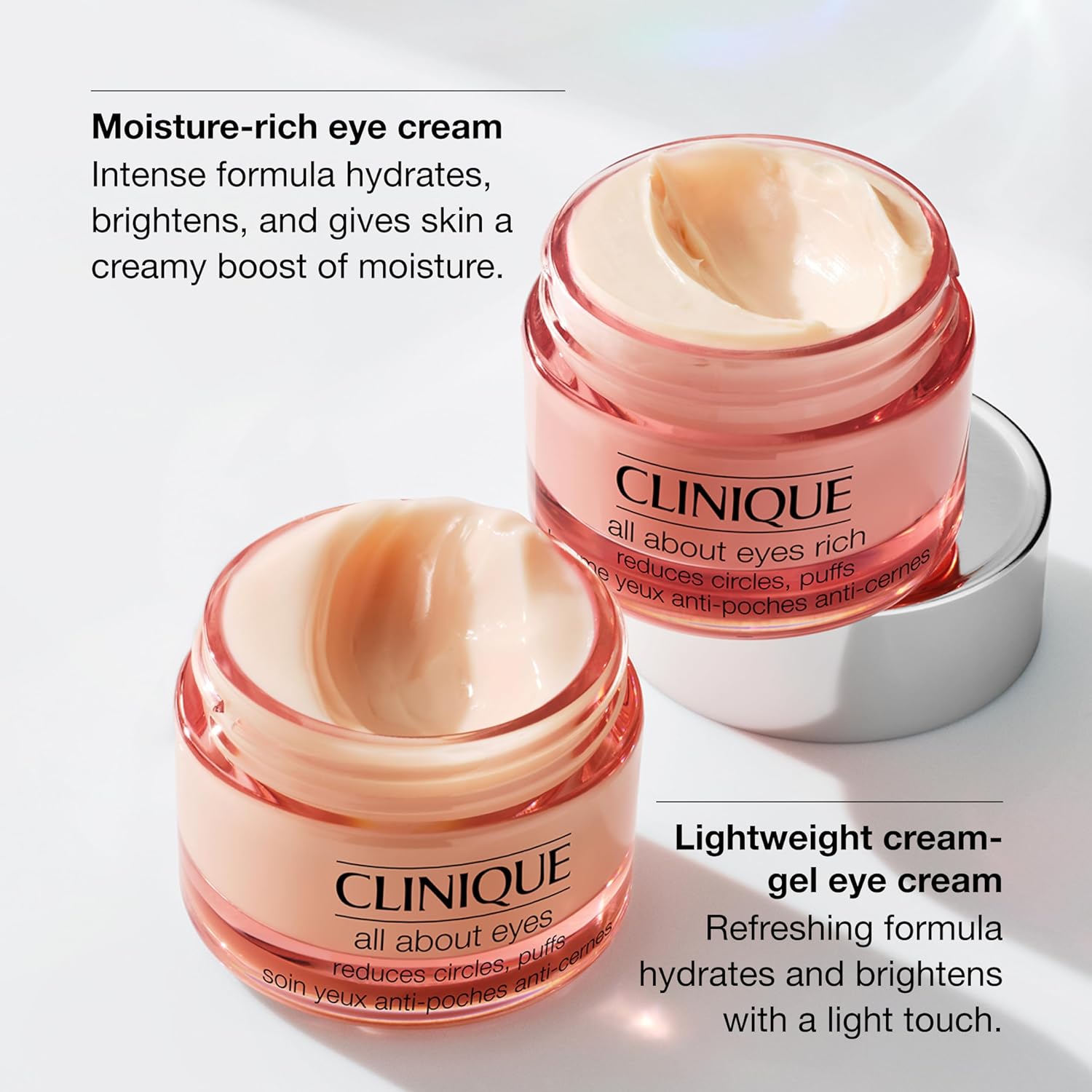 Clinique All About Eyes Lightweight Eye Cream With Vitamin C | Hydrating, Brightening, Depuffing + Dark Circle Reducing - Image 3