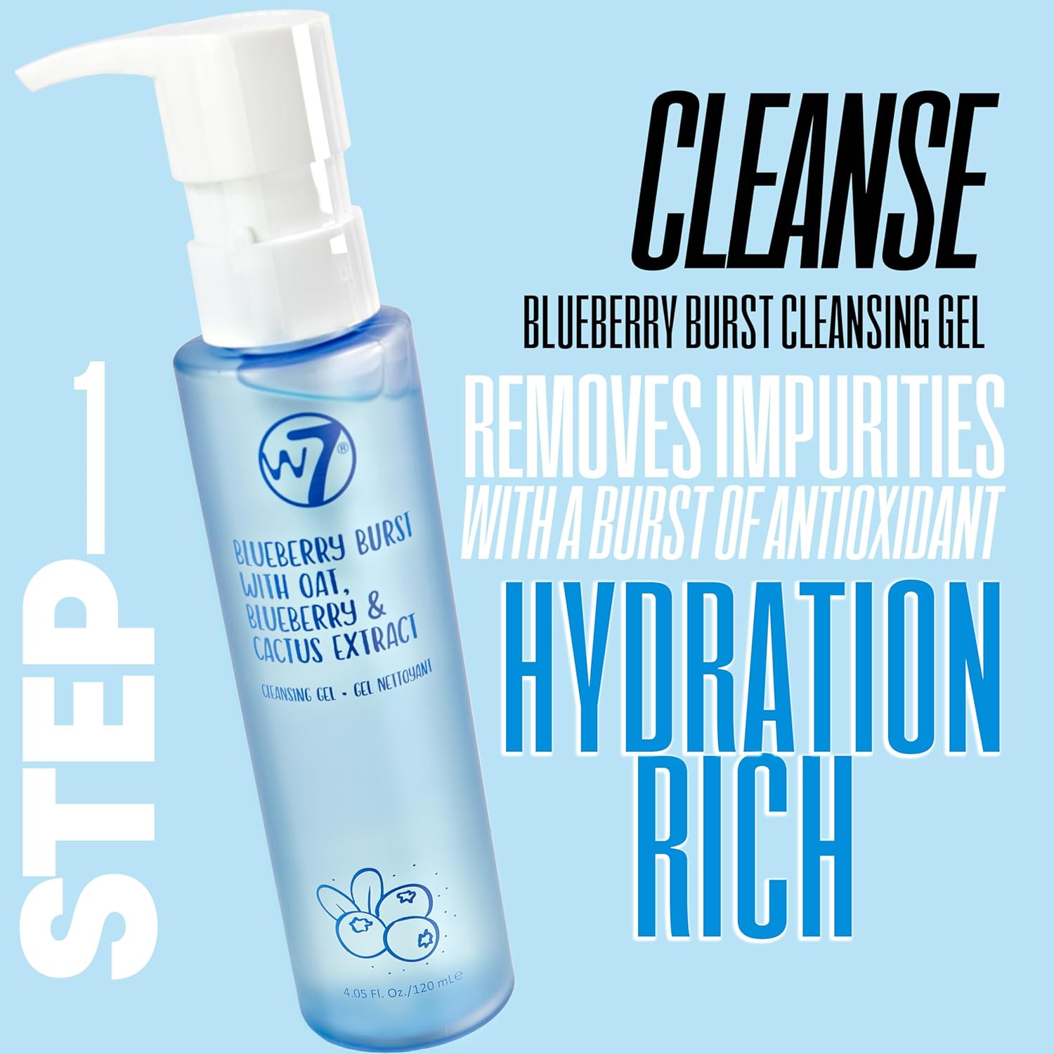 W7 Self Care Skincare Set | Face Cleanser, Toner, Serum, Moisturizer & Lip Mask | Complete Daily Face Routine | Full Size, Long Lasting Products to Use at Home - Image 2