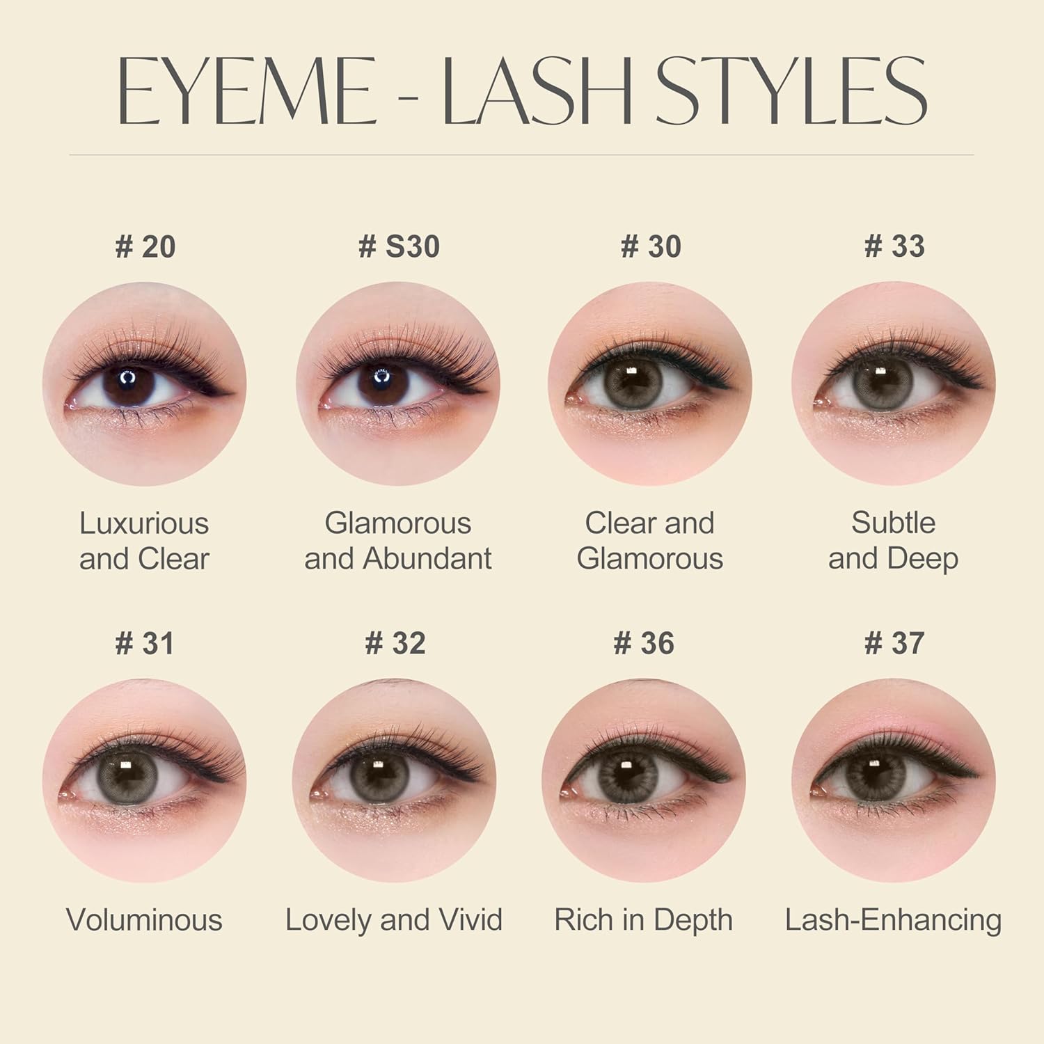 EYEME Eyelash NO.33 – 5 Set Pack with Tweezers, Natural Half Lashes for a Subtle Look, Lightweight False Eyelashes for Beginners, Flexible Lashes for a Comfortable Fit, Glue Not Included, K-Beauty - Image 6