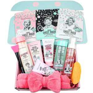 13-Piece Pampering Gift Set for Teen Girls and Women – Skincare Products in Stylish Gift Box – Great Birthday and Facial Gifts