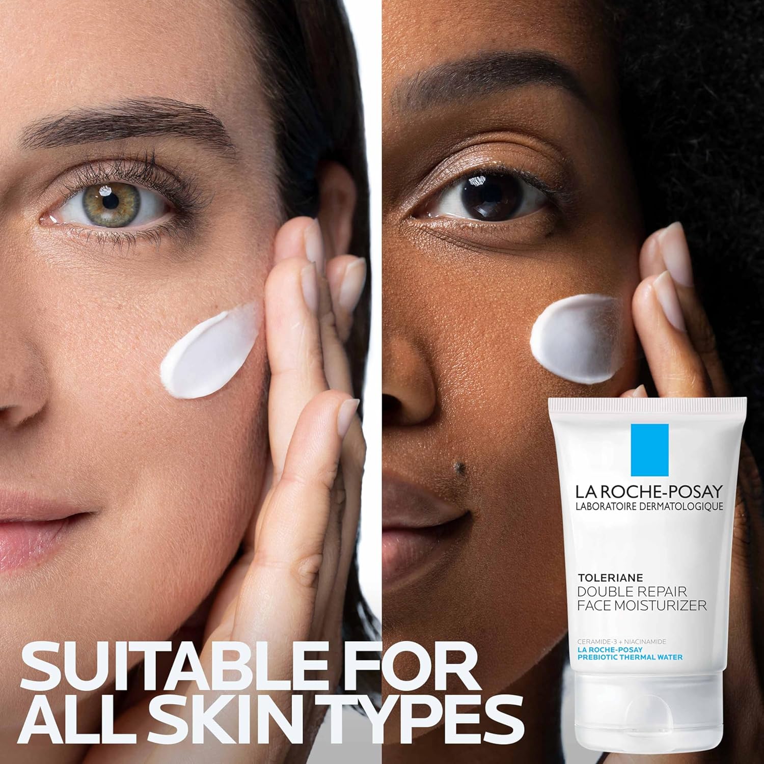 La Roche-Posay Toleriane Double Repair Face Moisturizer, Daily Moisturizer Face Cream with Ceramide & Niacinamide for All Skin Types, Immediate Comfort & Long Lasting Hydration, Fragrance Free - Image 6