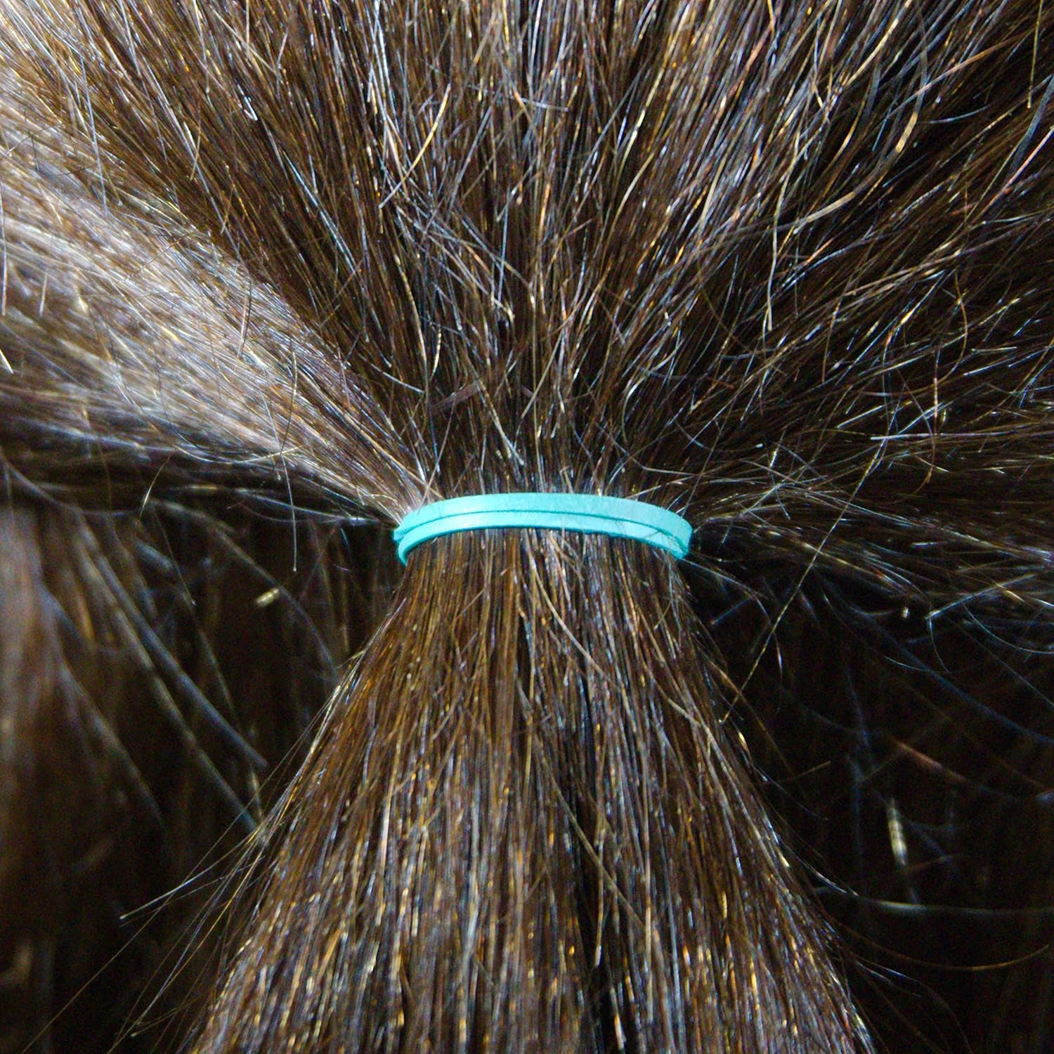 Amelia Beauty | 1000 Count 1/2" Rubber Bands | Premium US Made Rubber Hair Ties | Ideal for Ponytails, Braids & Beards | Strong All Day Hold | Convenient Re-closable Container | Green - Image 4