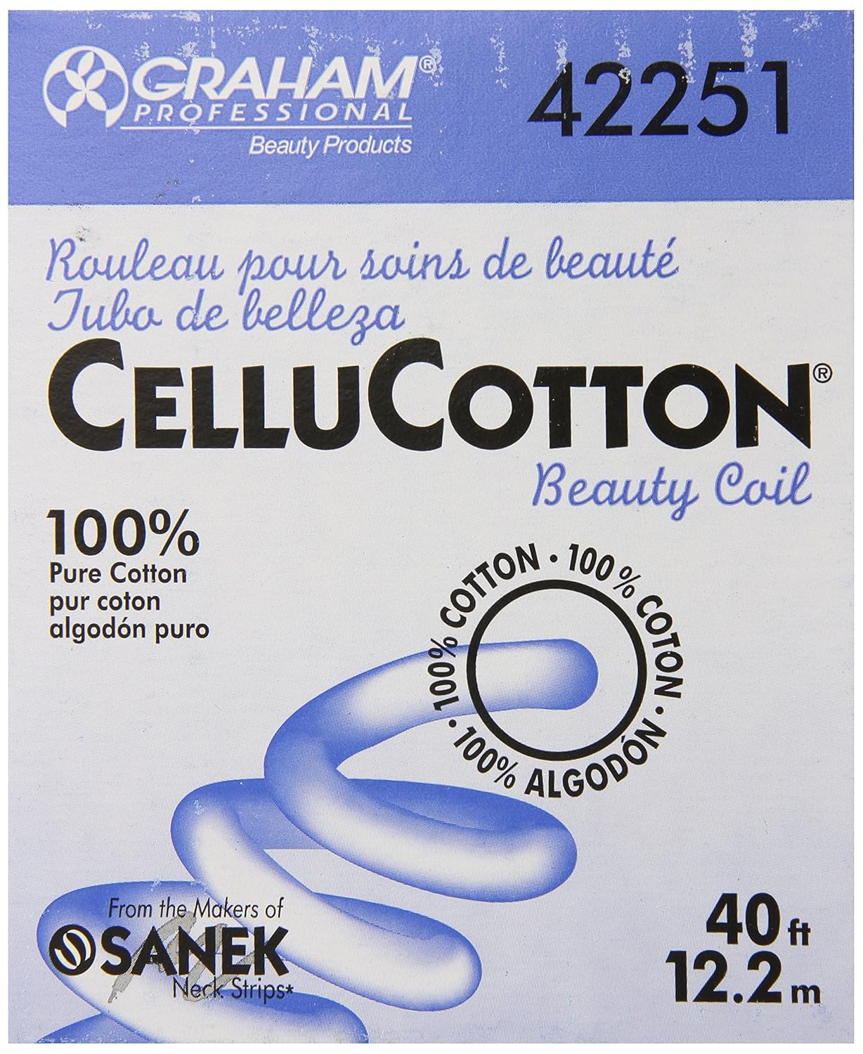Graham Cellucotton Beauty Coil, 40 Feet