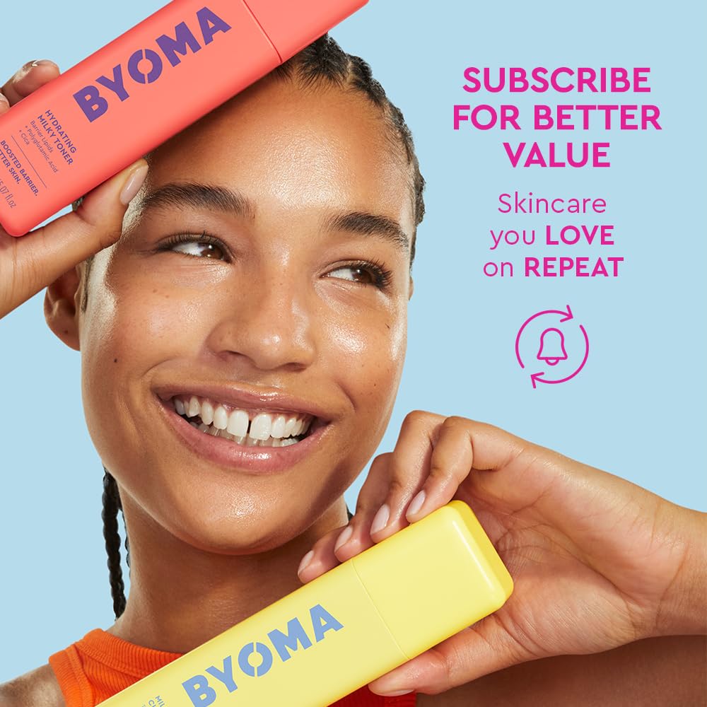 BYOMA Phyto-Mucin Glow Serum - Mucin Face Serum for Glass Skin - Plumps, Primes + Hydrates - Flawless Primer and Makeup Base - Strengthens Skin Barrier - 1.35 fl.oz - Image 7