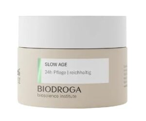 Biodroga Bioscience Institute Slow Age 24h Care Rich 50 ml – Anti-Ageing Moisture, Reduces Lines & Wrinkles, Gives Energy – With Black Forest Complex for Vital Skin