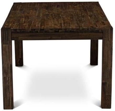 East West Furniture LM7-07-T Lismore Modern Dining Table - Rectangle Rustic Farmhouse Table, 40x72 Inch, Jacobean - Image 5