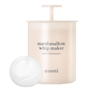 NOONI 2-in-2 Much Needed Facial Cleansing Single – Marshmallow Whip Maker | Gentle Deep Cleanser For Skincare, Rich Foam Maker For Face Wash, Gift, Remove Impurities, for All Skin Types