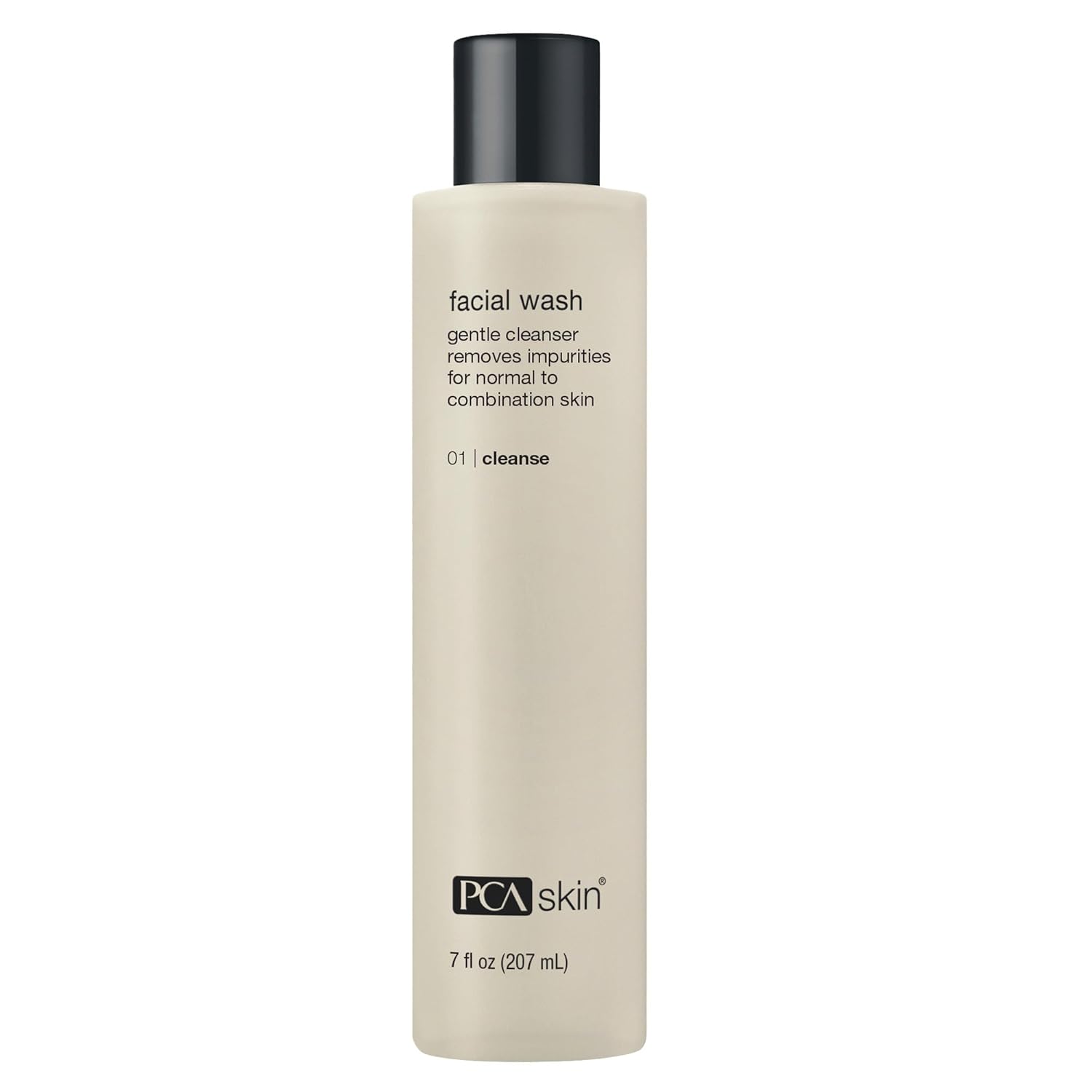 PCA SKIN Gentle Foaming Face Wash, Hydrating Facial Cleanser, Removes Makeup and Hydrates and Purifies Skin, Good for Sensitive, Combination, Normal, and Acne-Prone Skin, Gentle Face Wash, 7 oz Bottle