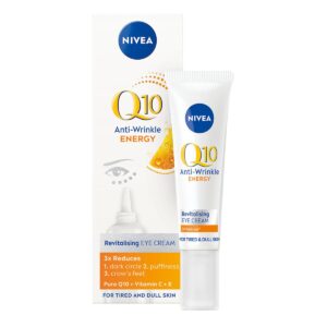 NIVEA Q10 plusC Anti-Wrinkle + Energy Eye Cream 1er Pack (1 x 15 ml)