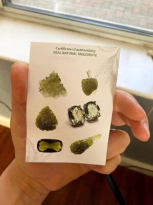 Moldavite Ring 925 Sterling Silver Handmade Natural Rough Gemstone Jewelry For Her (9)