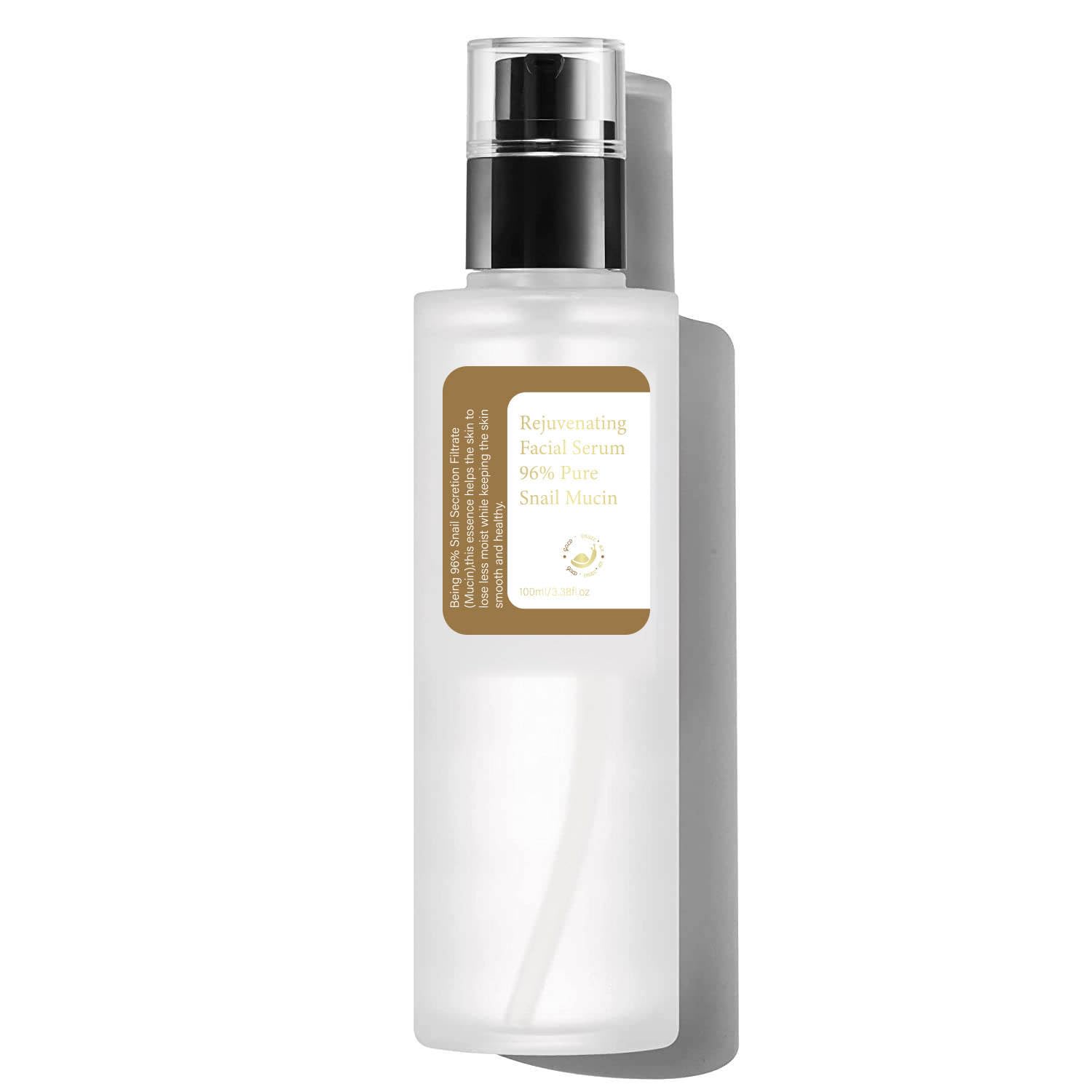 Snail Mucin Serum Luxury Korean 96% Snail Facial Serum Filtrate for skincare, Hydrating Serum For Dry Dull Face Skin and Wrinkles Power Repairing Essence For Face - GoldSnailRX - Image 5