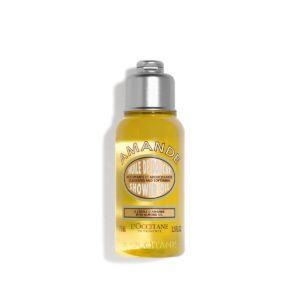L’Occitane Cleansing & Softening Almond Shower Oil, Body Wash & Shaving Base Purifies & Smooths Without Drying Skin, Milky Lather, Nourishing Skincare