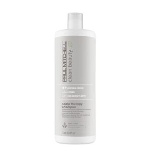 Paul Mitchell Clean Beauty Scalp Therapy Shampoo, Gently Cleanses + Refreshes All Hair Types, Especially Dry, Oily + Sensitive Scalps