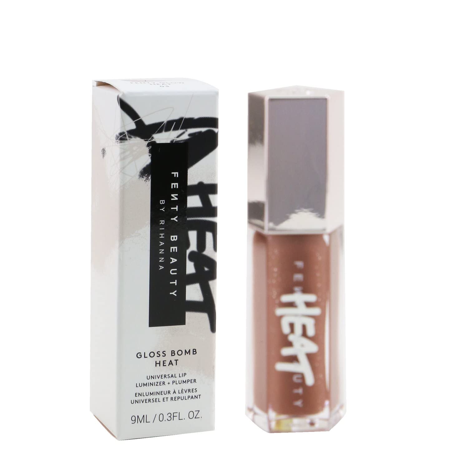 FENTY BEAUTY Gloss Bomb Heat Universal Lip Luminizer + Plumper (Fenty Glow Heat 03) - 0.3 oz - Image 2