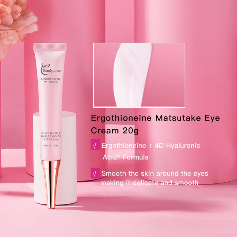 8-Piece Korean Luxury Ergothioneine Skincare Set - Enrich with Matsutake Extract & Hyaluronic Acid for Deep Moisturizing & Lock in Moisture, Gentle for All Skin Types, Daily Use korean skincare set - Image 7