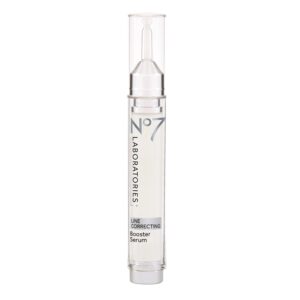 No7 Laboratories Line Correcting Booster Serum – Potent Collagen Peptide Serum for Fine Lines and Wrinkles – Moisturizing Formula for All Aging Skin Types (15 ml)