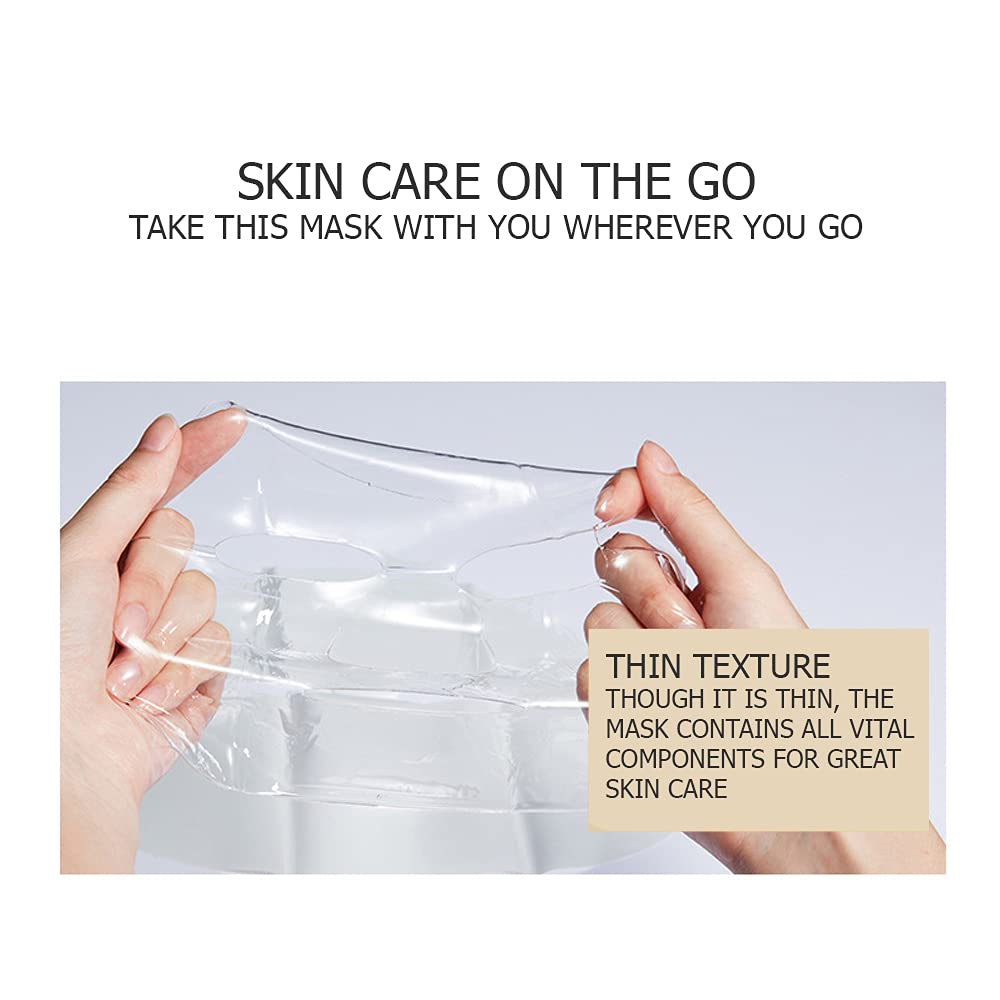 BIOAQUA Beautecret 24k Golden Luxury Collagen Lady Facial Mask Moisturizing Smooth Facial Skin Care 4x28g - Image 6