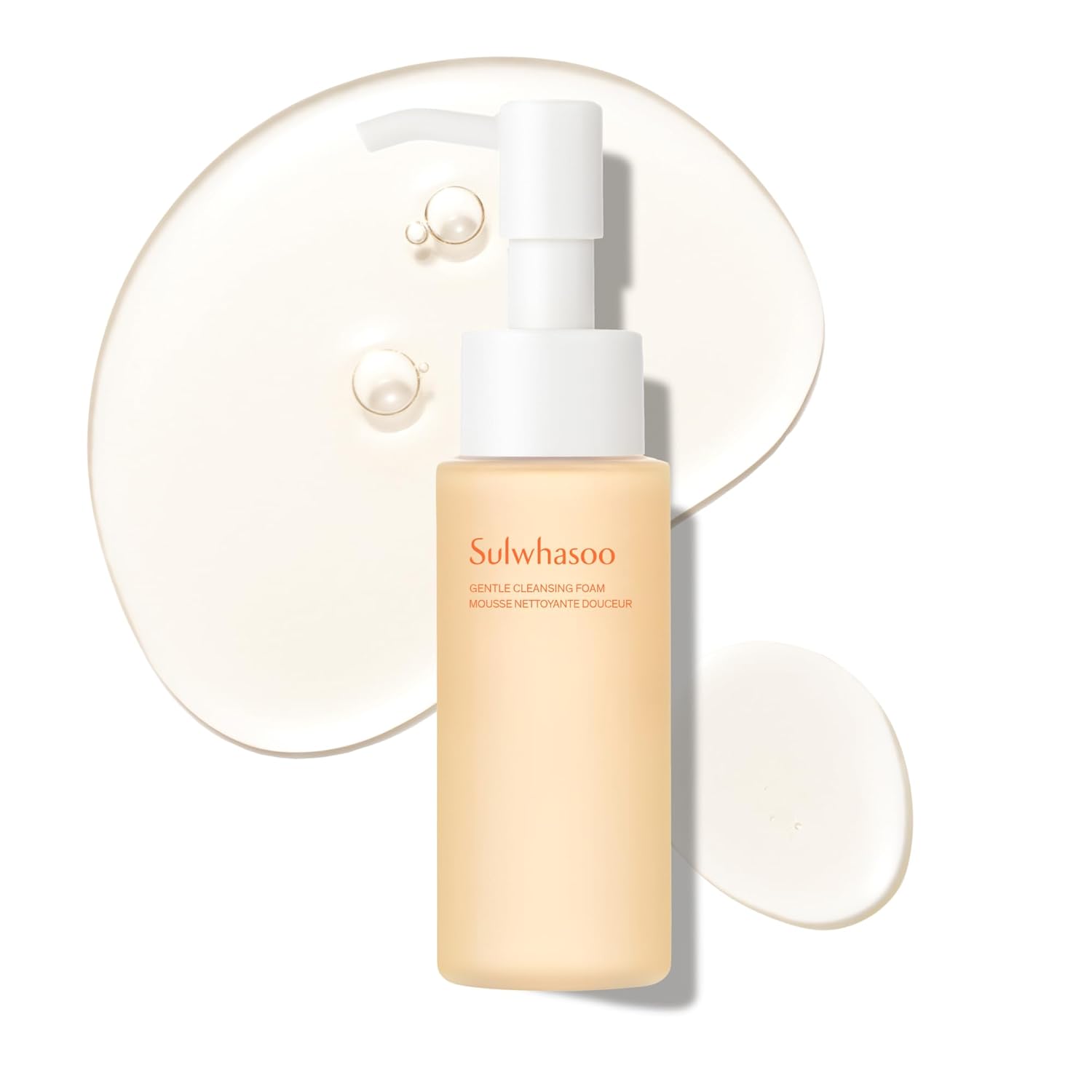 Sulwhasoo Gentle Cleansing Foam - Korean Face Wash for All Skin Types, Moisturizes & Rejuvenates, Removes Dirt & Impurities, Softens Skin, Hydrating Cleanser