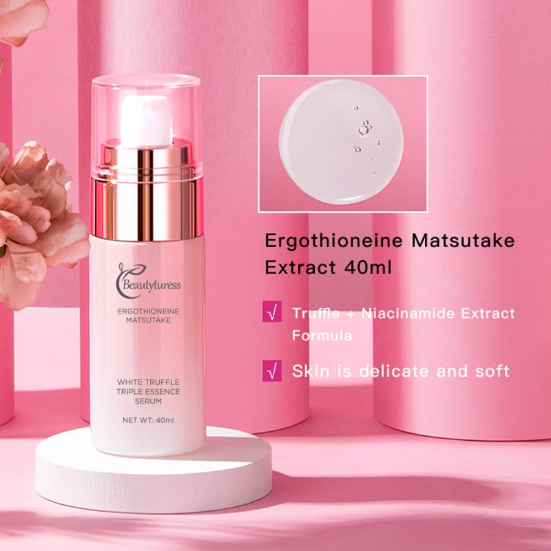 8-Piece Korean Luxury Ergothioneine Skincare Set - Enrich with Matsutake Extract & Hyaluronic Acid for Deep Moisturizing & Lock in Moisture, Gentle for All Skin Types, Daily Use korean skincare set - Image 6