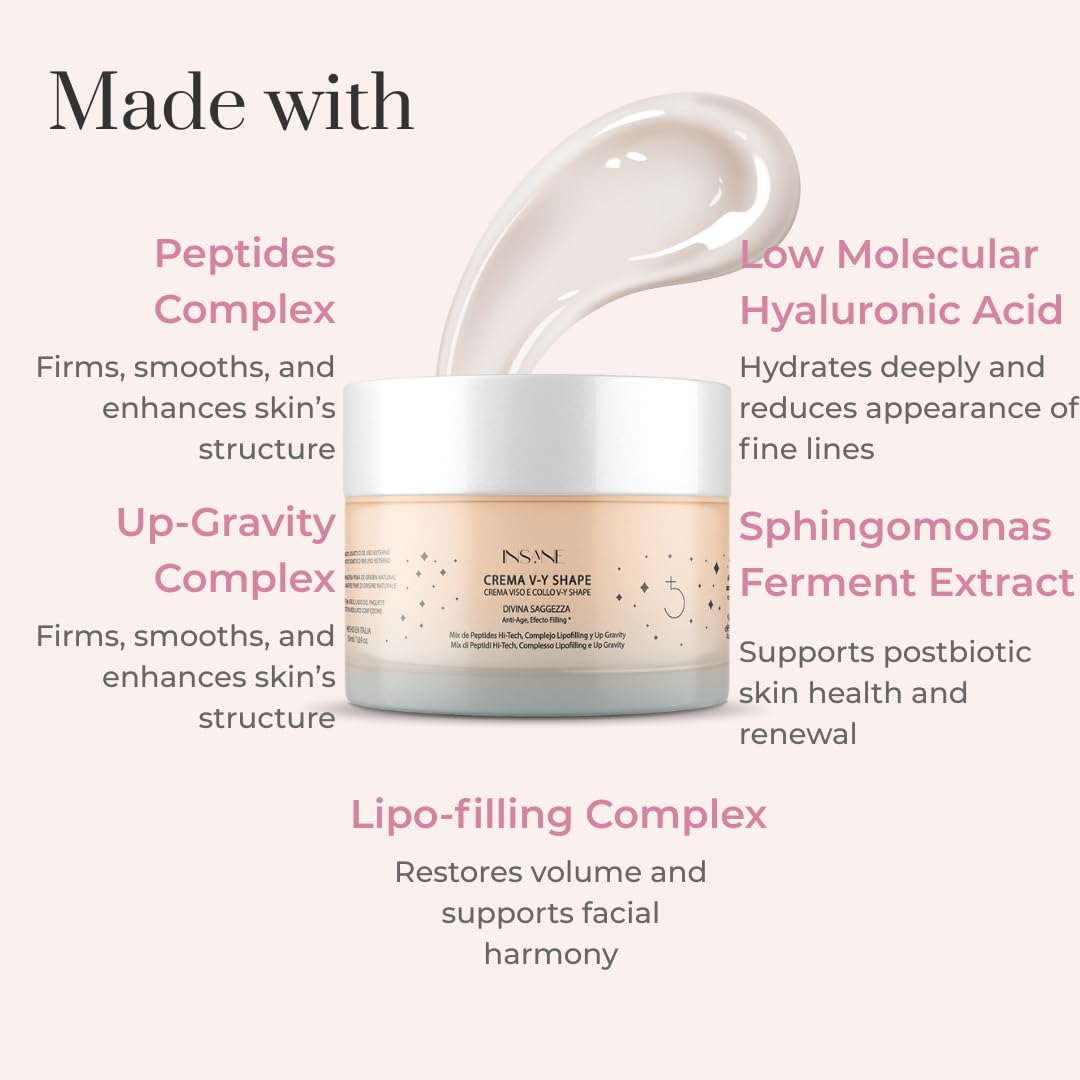 V-Y Shape Face & Neck Cream – Anti-Aging Lifting & Firming with 5 Biotech Peptides, Lipofilling Complex & Up-Gravity Complex – Sculpts Jawline, Rejuvenates Skin – Dermatologically Tested - Image 3