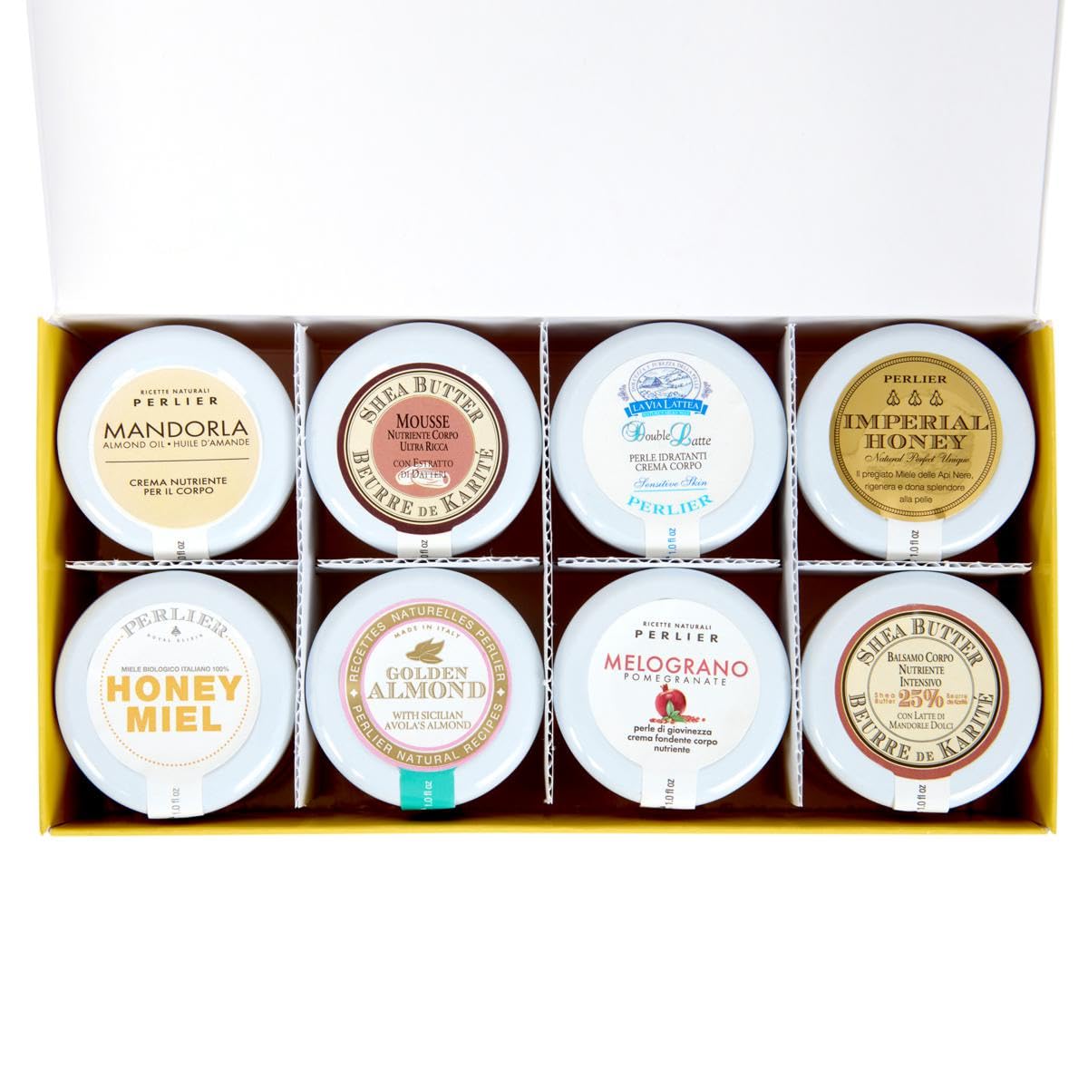 Perlier 8-piece Mini Body Cream Glass Jar Set - Image 2