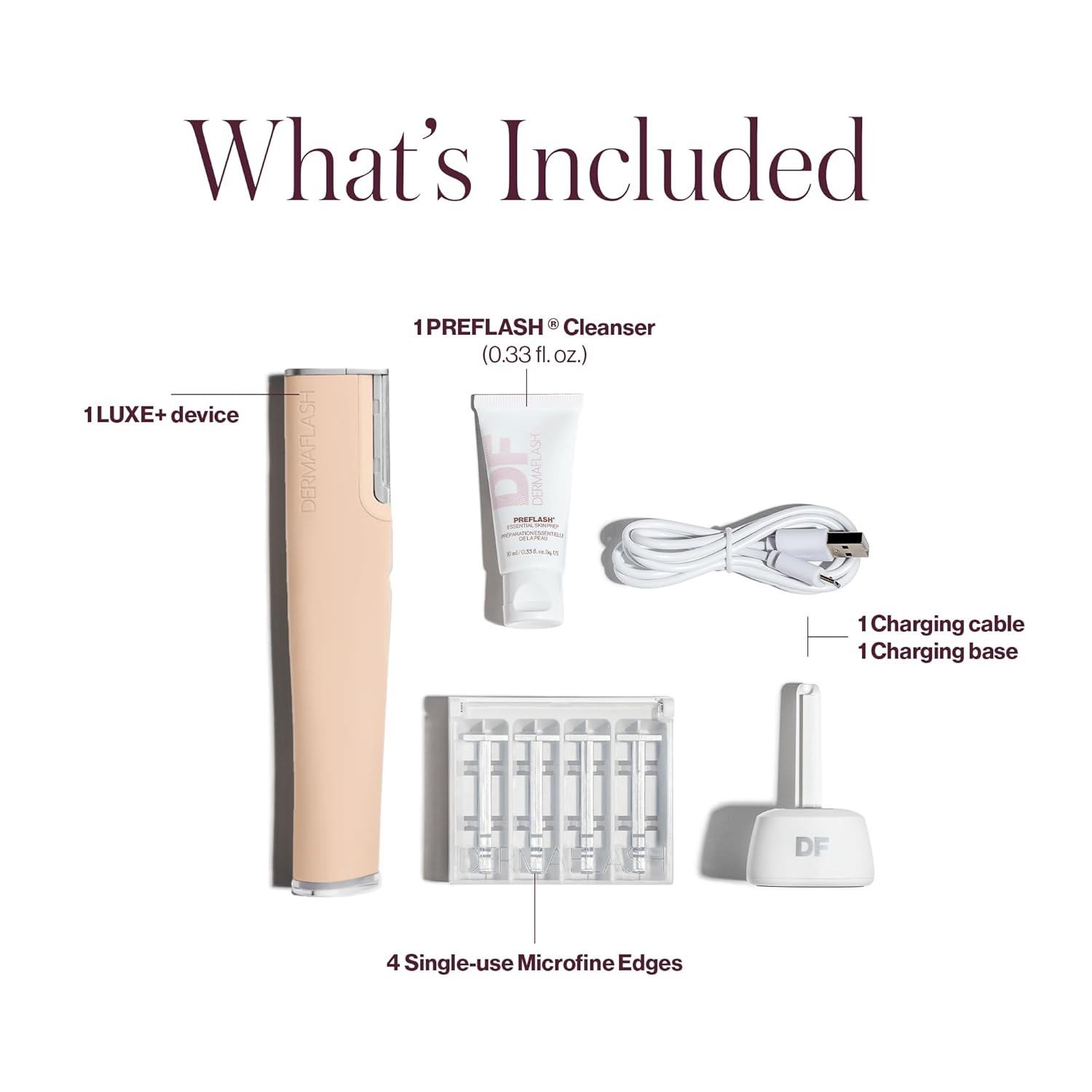 DERMAFLASH LUXE+ Sonic Dermaplaning Tool for Face Peach Fuzz Removal, Anti-Aging and Exfoliation - Image 3