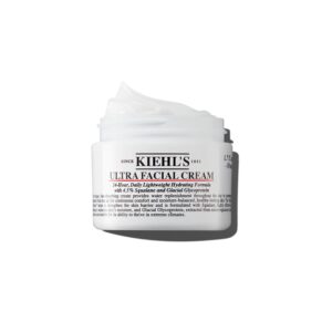 Kiehl’s Ultra Facial Cream, with 4.5% Squalane to Strengthen Skin’s Moisture Barrier, Skin Feels Softer and Smoother, Long-Lasting Hydration, Easy and Fast-Absorbing, Suitable for All Skin Types