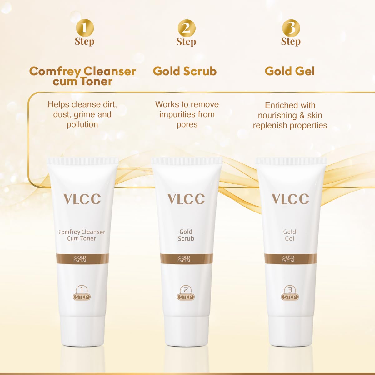 VLCC Natural Sciences Gold Facial Kit - Image 7