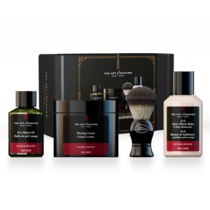 The Art of Shaving Shaving Kit for Men – The Perfect Gift for The Perfect Shave with Shaving Cream, Shaving Brush, After Shave Balm, & Pre Shave Oil