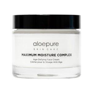 Aloette Maximum Moisture Complex, Premium Age Defying Face & Anti Wrinkle Cream, Vitamin E, Shea Butter, Aloevera for All Skin Types, Cruelty Free, 2.3 Oz