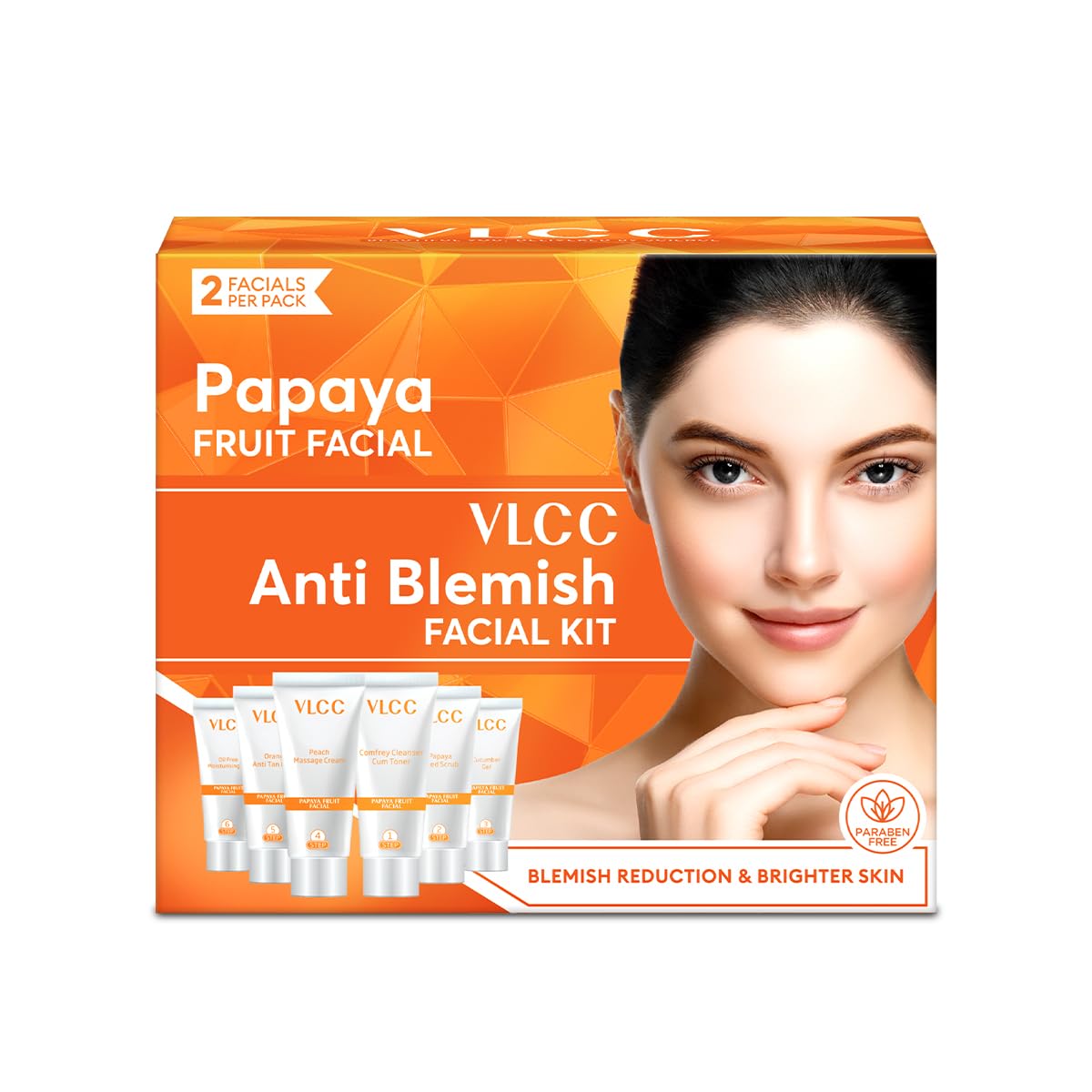 VLCC Papaya Fruit Single Facial Kit (60gm)