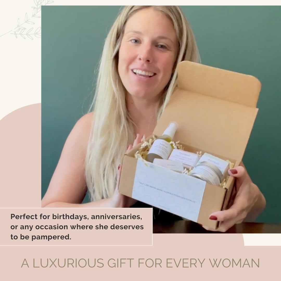 Self Care Package Spa Kit: Natural Bath Accessories and Skincare Products Spa Basket for Women Gift. - Image 9