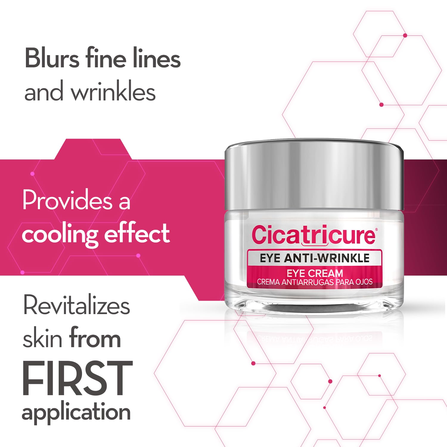 Cicatricure Blur & Filler Anti-Wrinkle Eye Treatment: Advanced Formula for Fine Lines, Under-Eye Bags & Skin Rejuvenation, Hydrating Eye Cream for Daily Use, 0.5 Ounce - Image 2