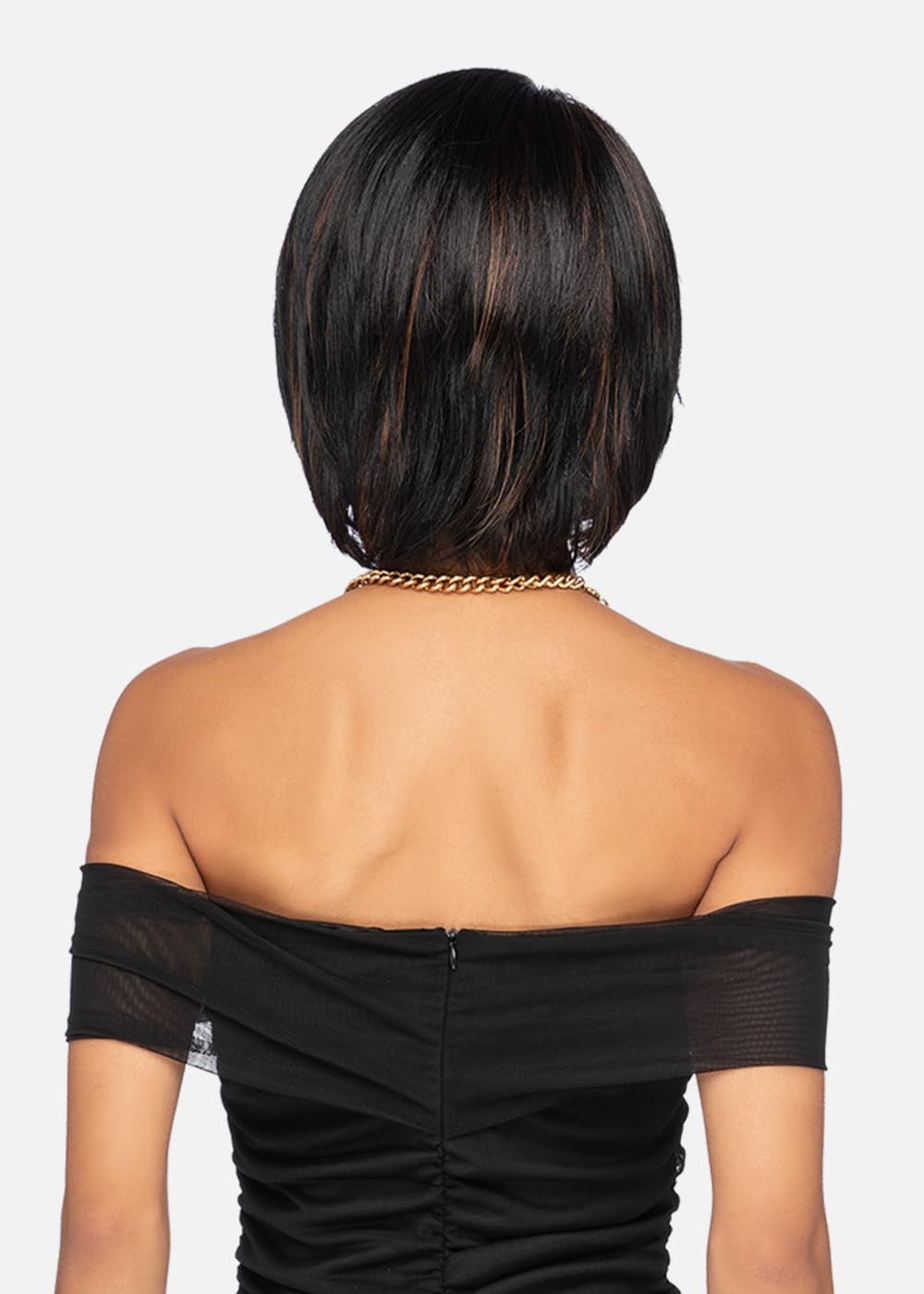 Vivica A. Fox HMB-CELIA, Handmade & Hand-tied Wig, Supreme Human Hair Blend, Color FS4/30 - Image 3