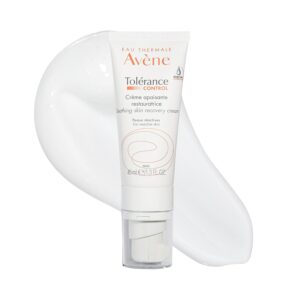 Avène Tolerance Control Soothing Skin Recovery Cream, for Hypersensitive Dry Skin, Restores Skin Barrier, Calms sensations of skin discomfort, Sterile Pump, Face Moisturizer, Fragrance-Free 1.3 Fl Oz