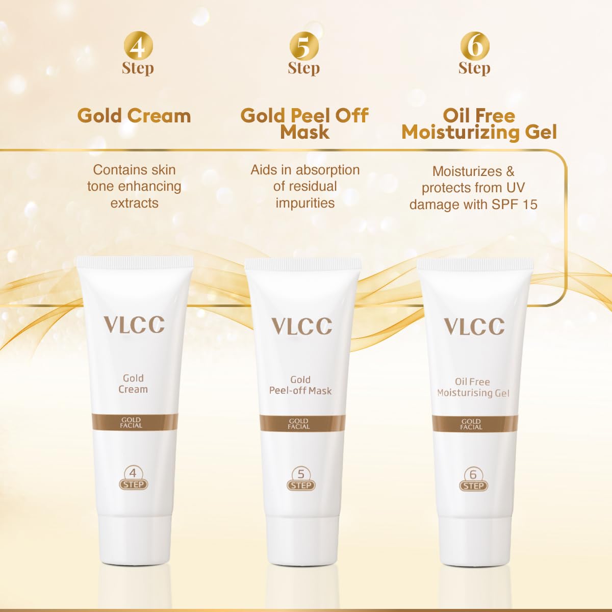 VLCC Natural Sciences Gold Facial Kit - Image 8