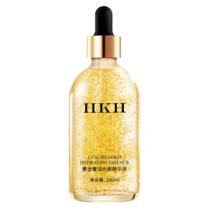 HKH Luxury Gold Hydrating Essence,Anti Aging, Anti Wrinkle Serum, Tighten Moisturizing Smooth Skin Reduce Fine Lines,With Micron Gold, Natural Ingredients,3.38 fl oz,