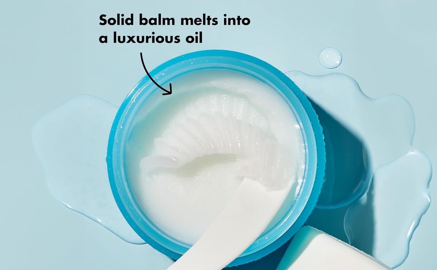 e.l.f. SKIN Holy Hydration! Makeup Melting Cleansing Balm, Face Cleanser & Makeup Remover, Infused with Hyaluronic Acid to Hydrate Skin - Image 3