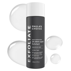 Paula’s Choice SKIN PERFECTING 2% BHA Liquid Exfoliant Polish, Salicylic Acid Facial Exfoliator Polish for Enlarged Pores, Wrinkles & Fine Lines, Suitable for Blackhead-Prone Skin, Fragrance-Free