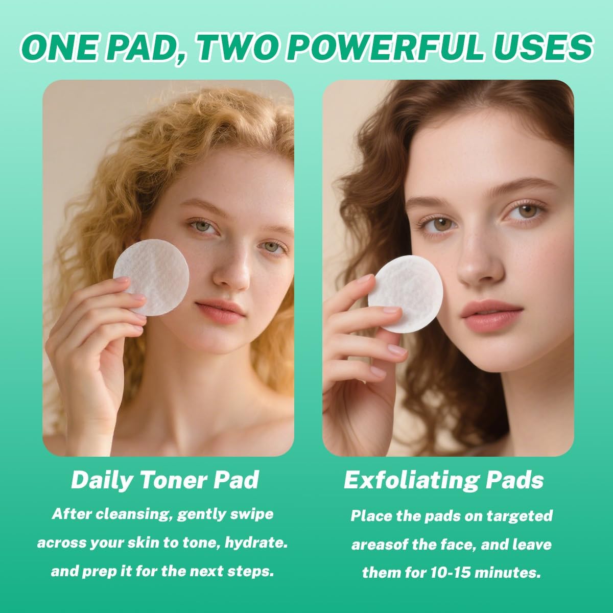 Korean Skincare Toner Pads, Dark Spot & Wrinkle Treatment, Anti-Aging with Snail Mucin, Centella Asiatica Niacinamide and Peptides, 100 Count - Image 5