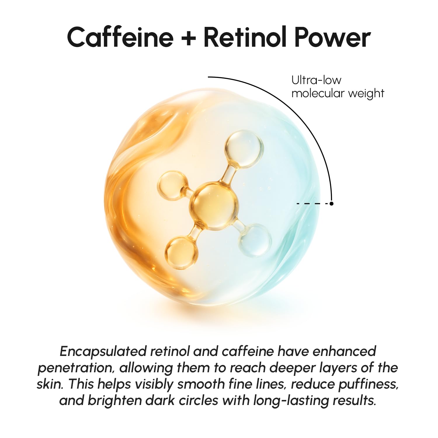 MAREE Under Eye Balm Stick Hydrating - Retinol Caffeine Under Eye Brightener Stick for Older Women - Collagen Under Eye Cream for Dark Circles & Wrinkles - Skin Care Treatment Moisturizer - Image 8