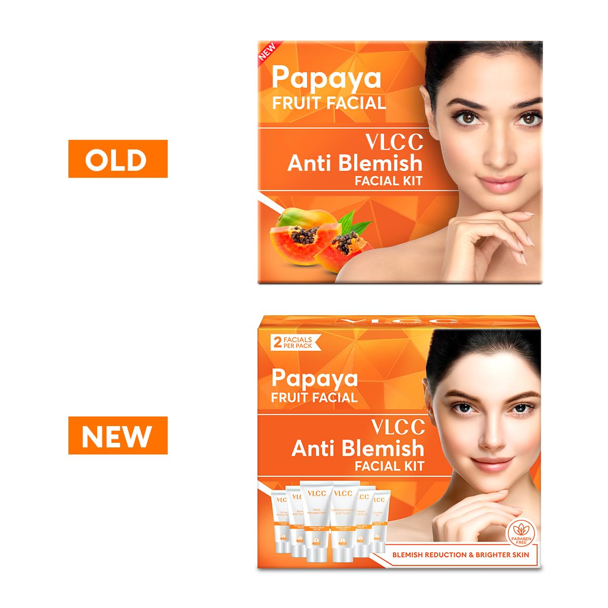 VLCC Papaya Fruit Single Facial Kit (60gm) - Image 3
