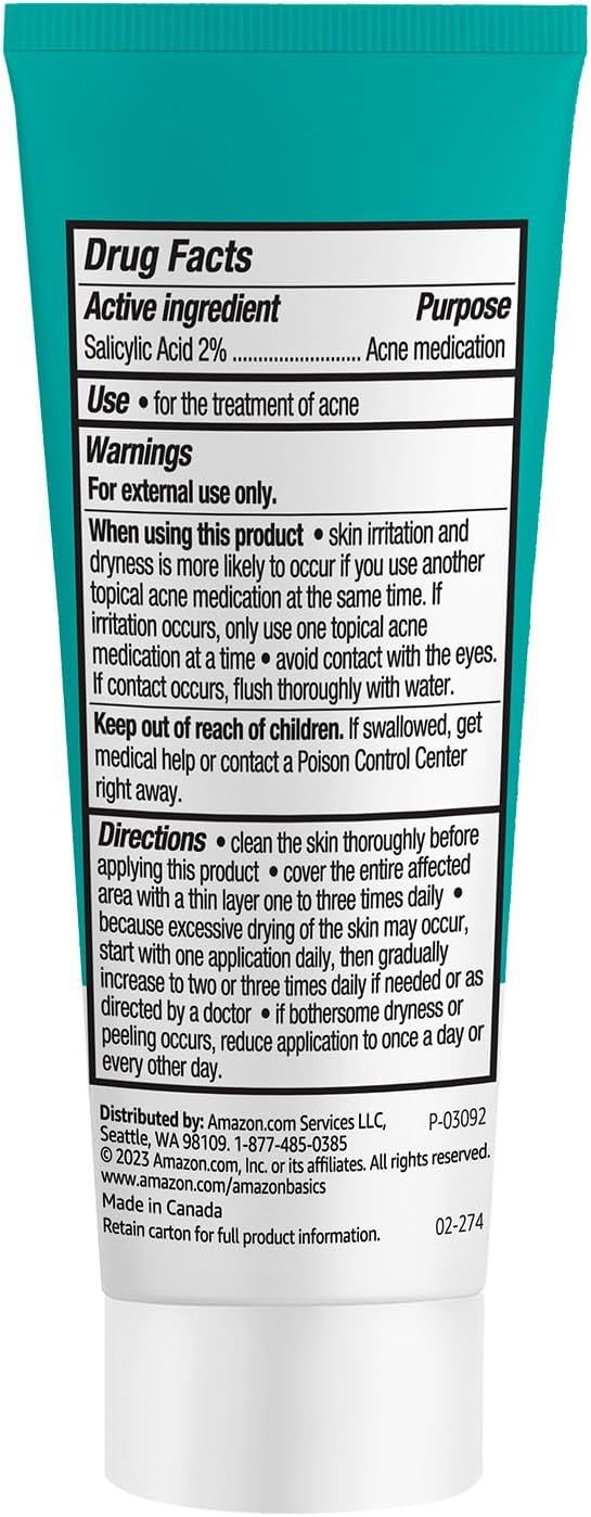 Amazon Basics Advanced Blemish Spot Treatment with 2% Salicylic Acid Acne Medication, 0.75 Fluid Ounces, 1-Pack - Image 6