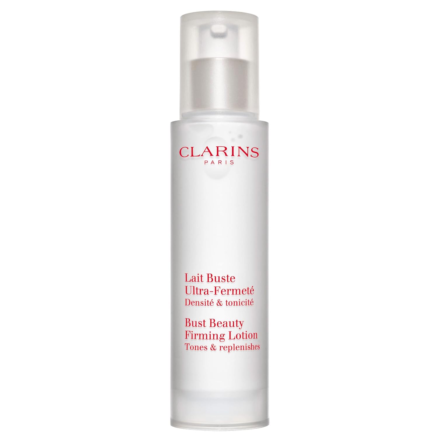 Clarins Bust Beauty Firming Lotion | Visibly Firms, Smoothes and Tones Skin on Bust and Décolleté | Hydrates and Softens | Lightweight and Fast Absorbing | All Skin Types | 1.7 Ounces