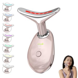 Red Light Therapy for Face, Floverkity LED Face Massager, RED Light Device, at-Home Face Tool for Skin Care