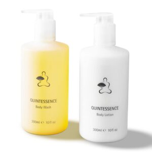Body Care Set – Body Wash and Lotion – Hotel Collection Skin Care – Aromatherapy Essentials – Quintessence – 10oz