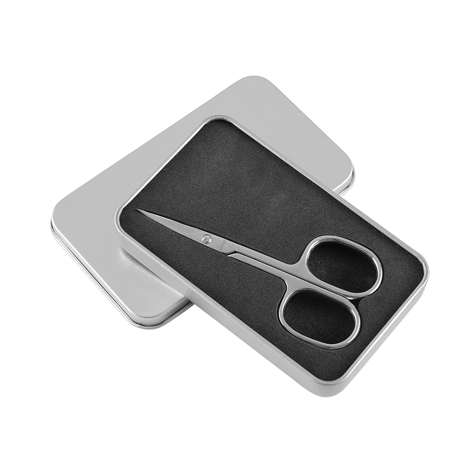 LIVINGO Premium Manicure Scissors Multi-purpose Stainless Steel Cuticle Pedicure Beauty Grooming Kit for Nail, Eyebrow, Eyelash, Dry Skin Curved Blade 3.5 inch - Image 5