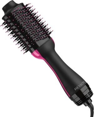 REVLON One-Step Volumizer Hair Dryer and Styler – Easy Salon-Style Blowouts – Less Frizz, More Shine, and Reduced Heat Damage, for All Hair Types and Lengths (Black)