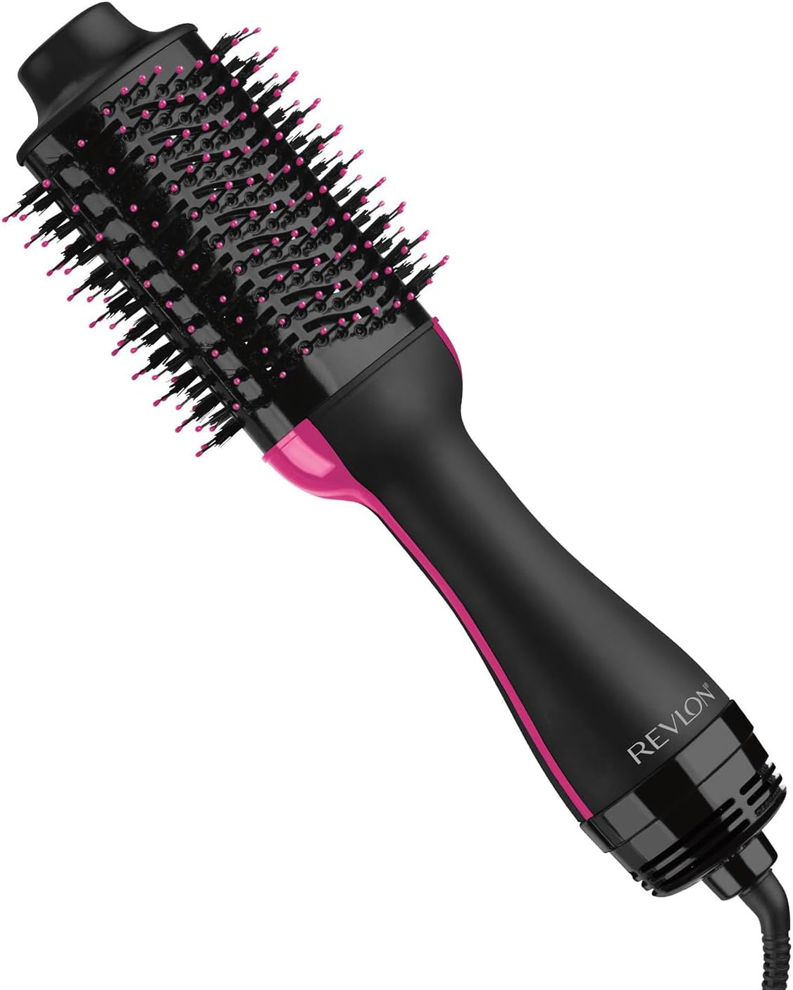 REVLON One-Step Volumizer Hair Dryer and Styler – Easy Salon-Style Blowouts – Less Frizz, More Shine, and Reduced Heat Damage, for All Hair Types and Lengths (Black)