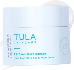 TULA Skin Care 24-7 Moisture Intense Ultra Hydrating Day & Night Cream – Ultra Nourishing Moisturizer for Face, Soothe Skin, Maintain Skin Balance & Improve Skin Smoothness